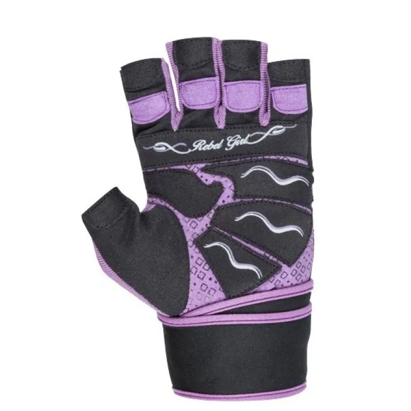 Перчатки для фитнеса и тяжелой атлетики Power System Rebel Girl женские PS-2720 Purple XS