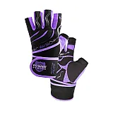 Перчатки для фитнеса и тяжелой атлетики Power System Rebel Girl женские PS-2720 Purple S