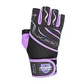 Перчатки для фитнеса и тяжелой атлетики Power System Rebel Girl женские PS-2720 Purple M