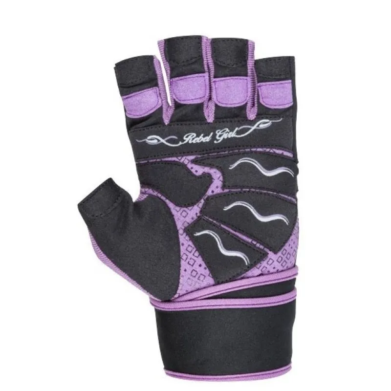 Перчатки для фитнеса и тяжелой атлетики Power System Rebel Girl женские PS-2720 Purple M
