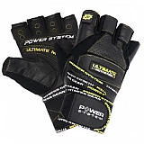 Перчатки для фитнеса и тяжелой атлетики Power System Ultimate Motivation PS-2810 Black Yellow Line S