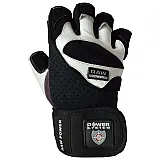 Перчатки для фитнеса и тяжелой атлетики Power System Raw Power PS-2850 Black/White L
