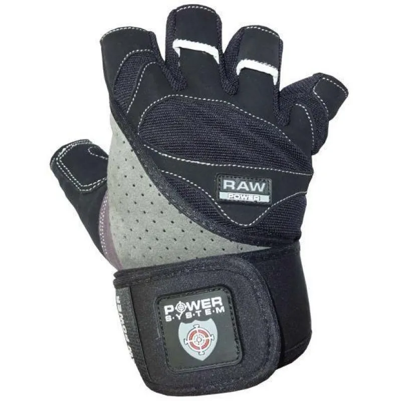 Перчатки для фитнеса и тяжелой атлетики Power System Raw Power PS-2850 Black M