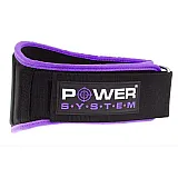 Неопреновый пояс для тяжелой атлетики Power System Woman’s Power PS-3210 Purple S