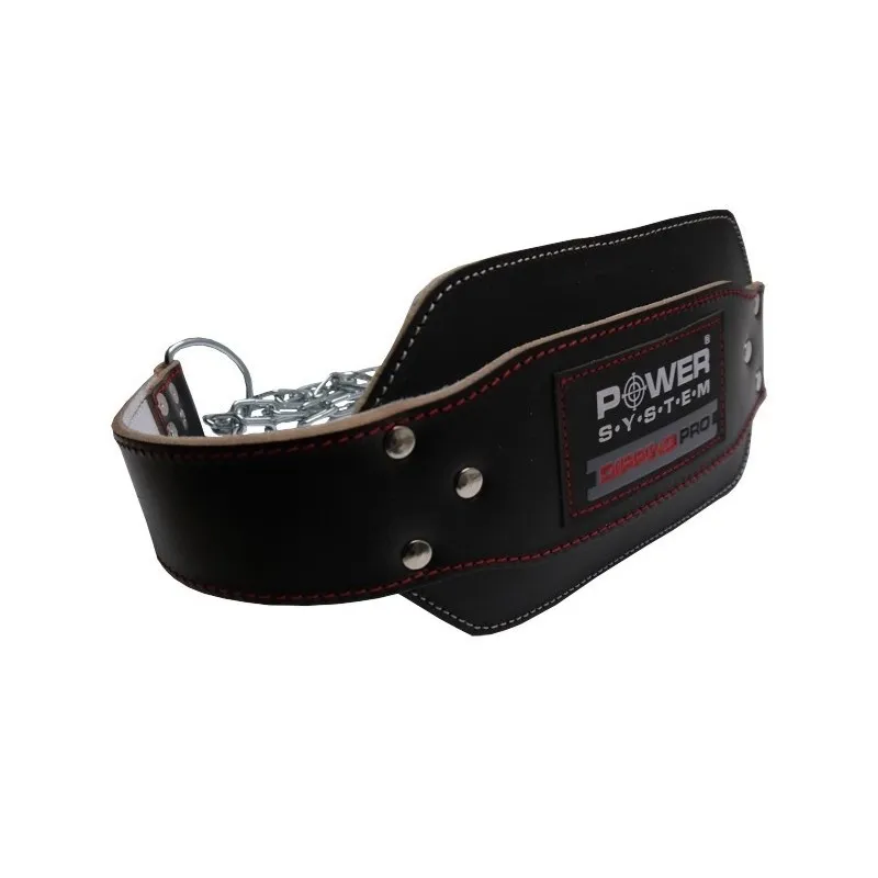 Пояс для отягощений Power System Dipping Pro PS-3820 Black Red Line