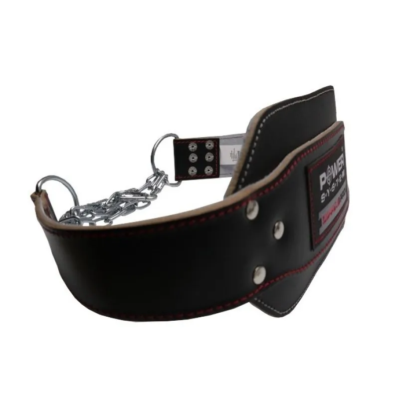 Пояс для отягощений Power System Dipping Pro PS-3820 Black Red Line