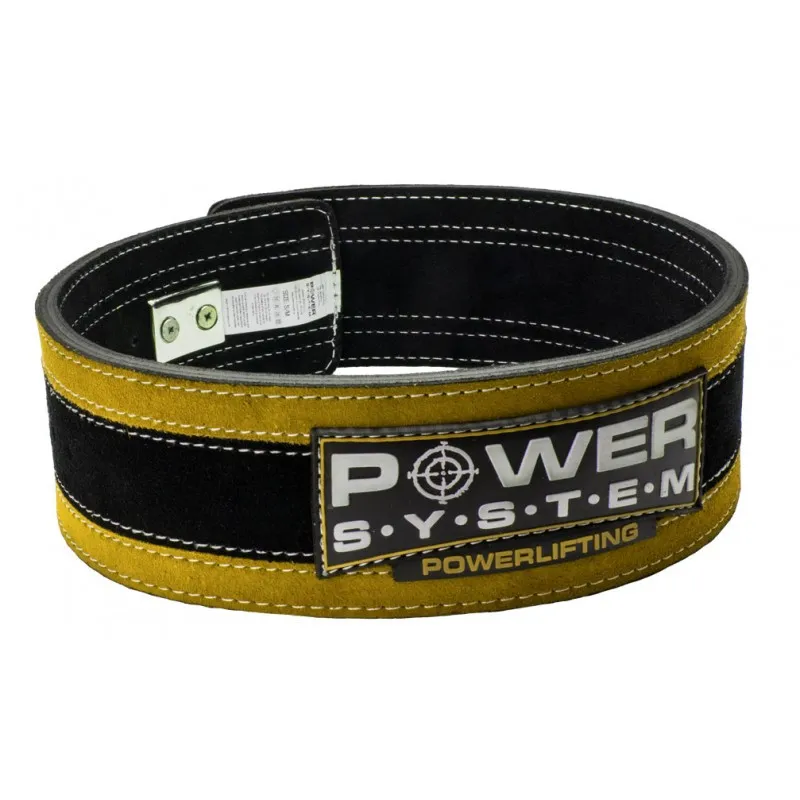 Пояс для тяжелой атлетики Power System Stronglift PS-3840 Black/Yellow