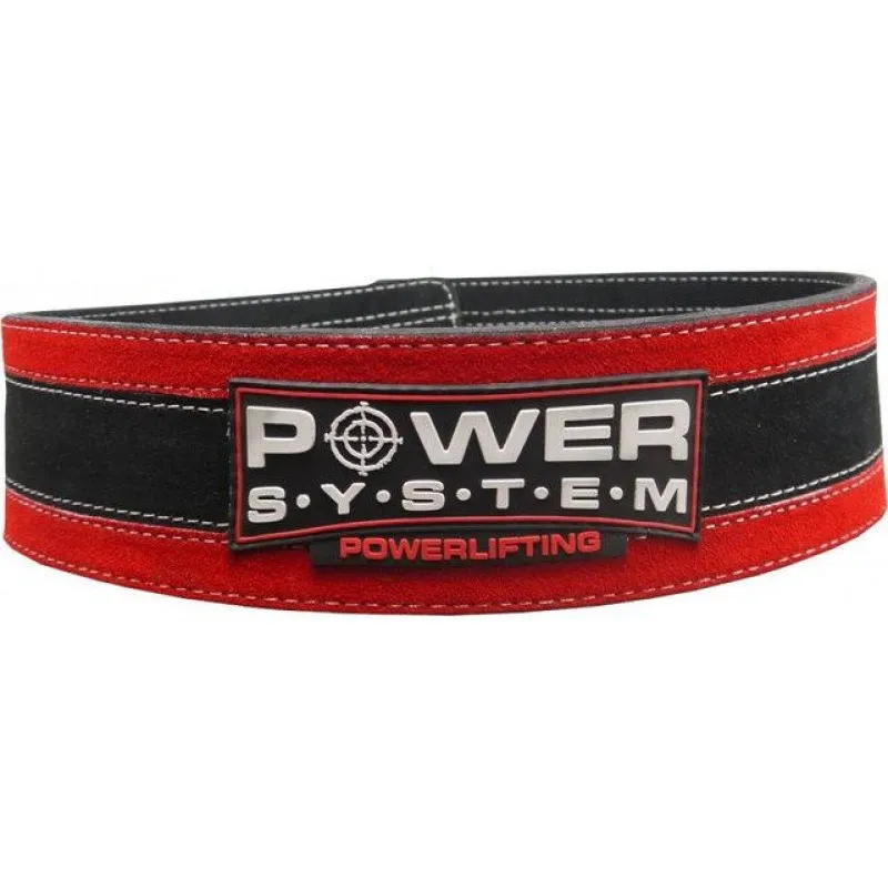 Пояс для тяжелой атлетики Power System Stronglift PS-3840 Black/Red