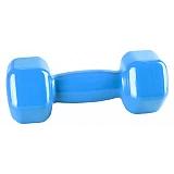 Гантели для фитнеса и аэробики обрезиненные Power System 4 kg PS-4027 Blue (1 шт.)