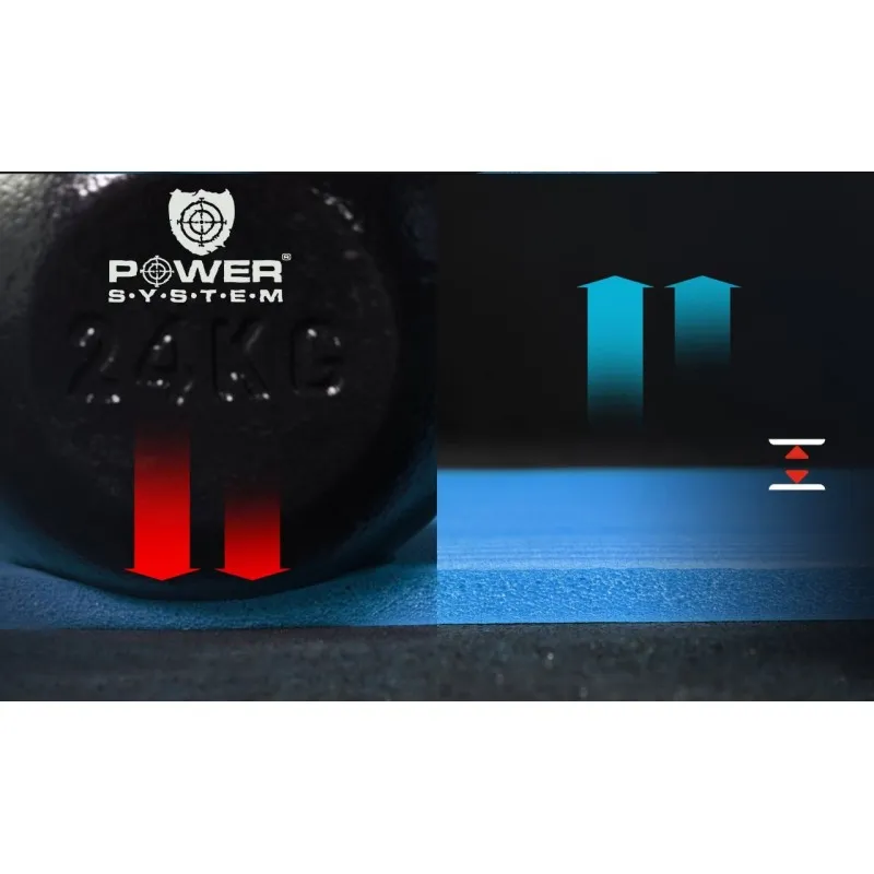 Коврик для йоги и фитнеса Power System PS-4017 Fitness-Yoga Mat Blue