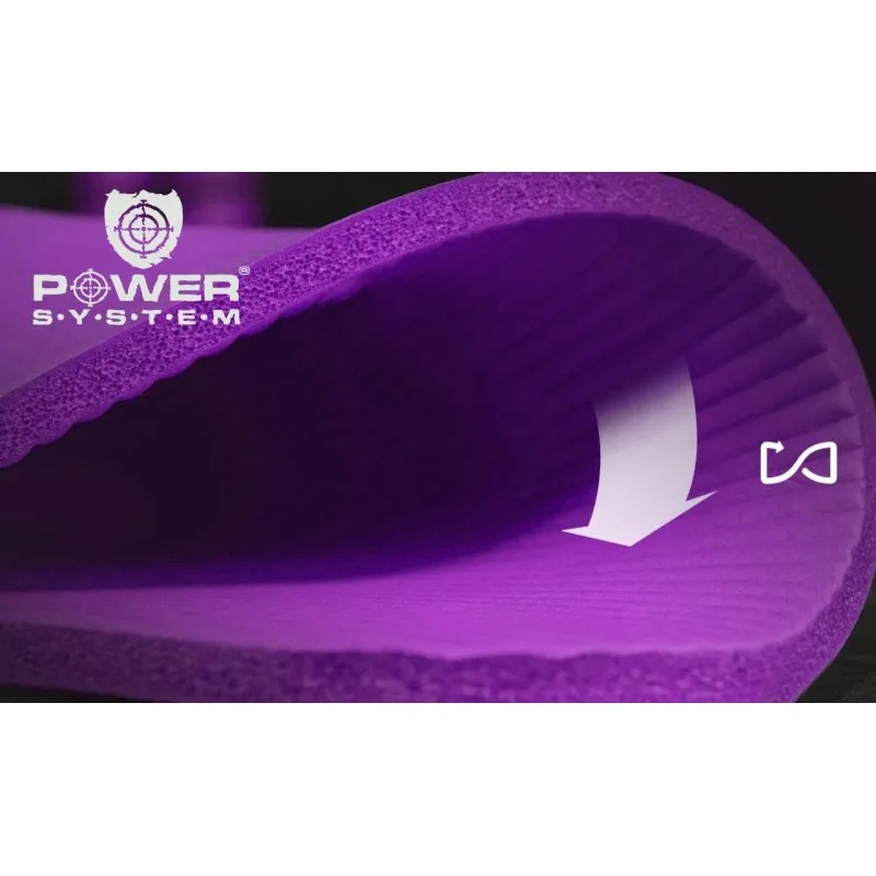 Коврик для йоги и фитнеса Power System PS-4017 Fitness-Yoga Mat Purple