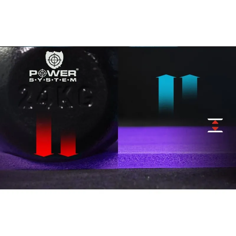 Коврик для йоги и фитнеса Power System PS-4017 Fitness-Yoga Mat Purple