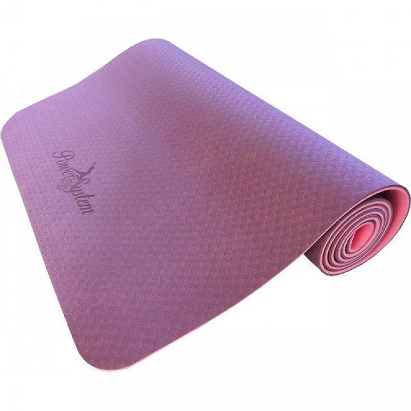 Коврик для йоги и фитнеса Power System Yoga Mat Premium PS-4060 Purple