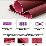 Коврик для йоги и фитнеса Power System Yoga Mat Premium PS-4060 Purple