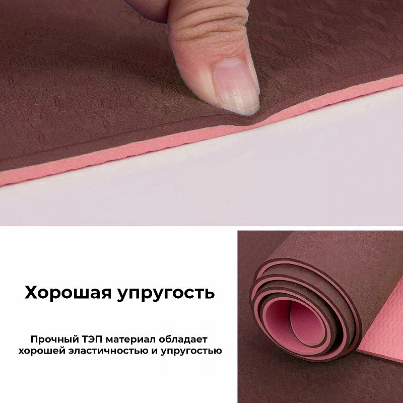 Коврик для йоги и фитнеса Power System Yoga Mat Premium PS-4060 Purple