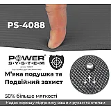 Коврик для йоги и фитнеса Power System Fitness Mat Premium PS-4088 Grey