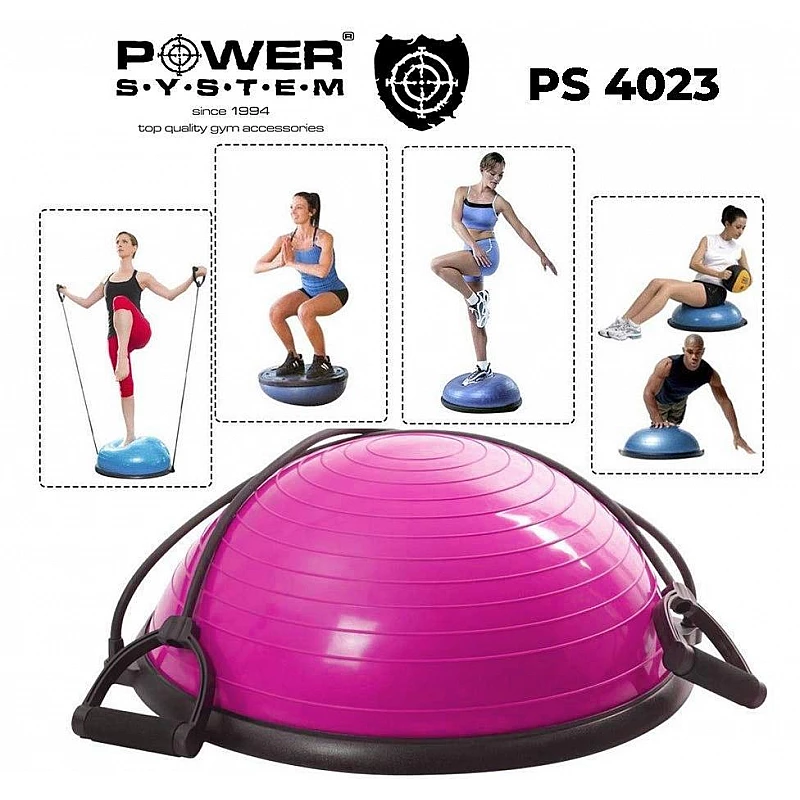 Балансировочная платформа Power System Balance Ball Set PS-4023 Pink