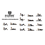 Массажный ролик для фитнеса и аэробики  Power System Fitness Roller PS-4075 Pink (90*15)