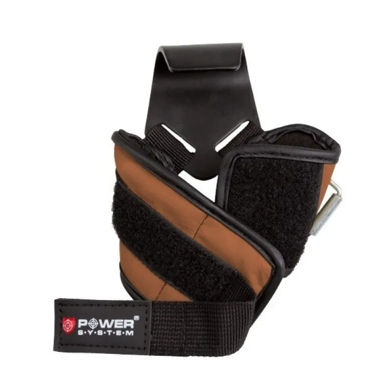 Крюки для тяги на запястья Power System Hooks PS-3300 Brown XL