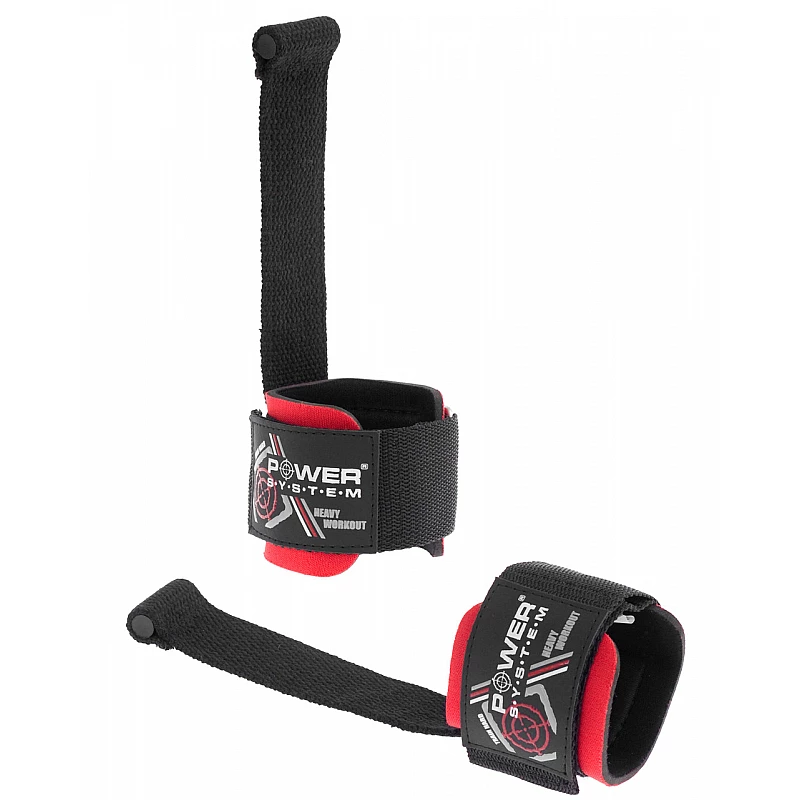 Ремни для подтягивания Power System Power Pin PS-3350 Black/Red