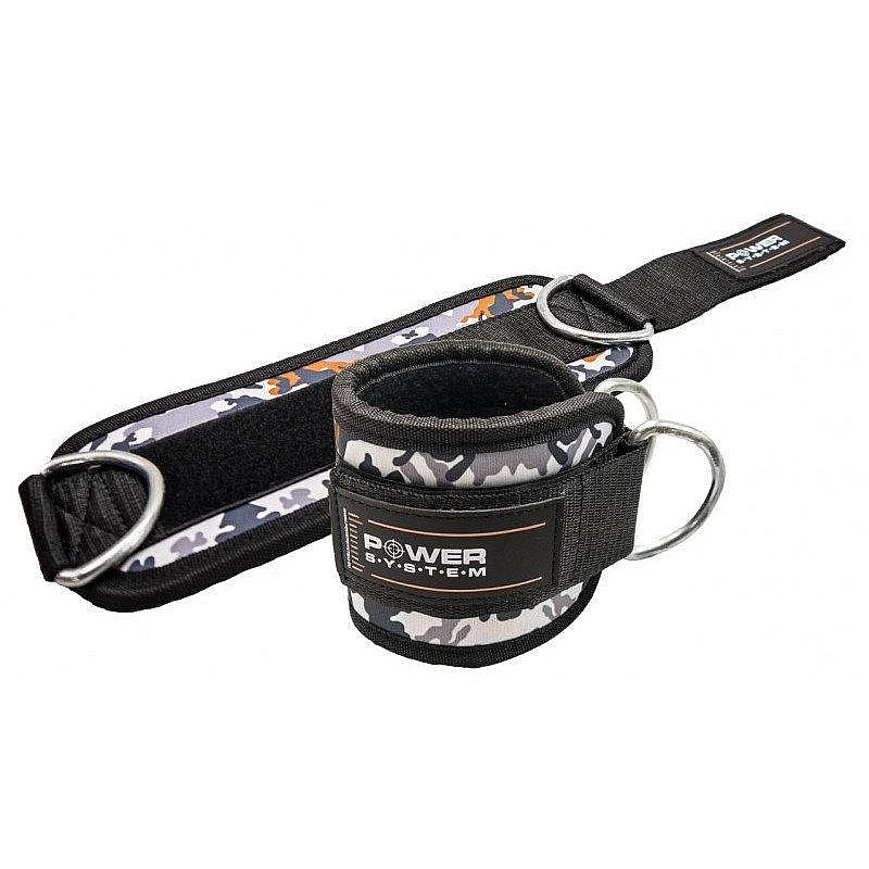 Манжеты на лодыжку Power System Ankle Strap Camo PS-3470 Grey/Black