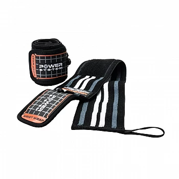 Кистевые бинты Power System Wrist Wraps PS-3500 Grey/Black