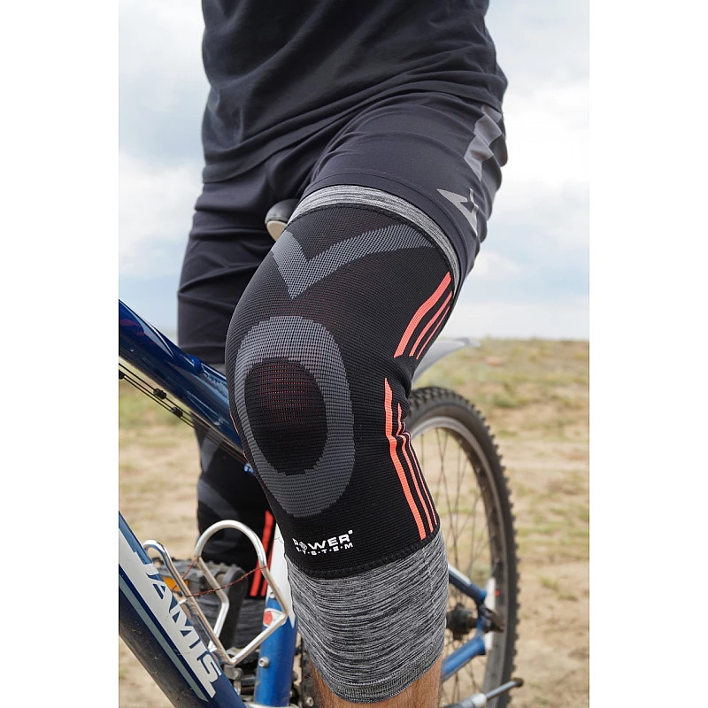 Наколенники спортивные Power System Knee Support Evo PS-6021 Black/Orange M