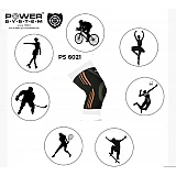 Наколенники спортивные Power System Knee Support Evo PS-6021 Black/Orange M