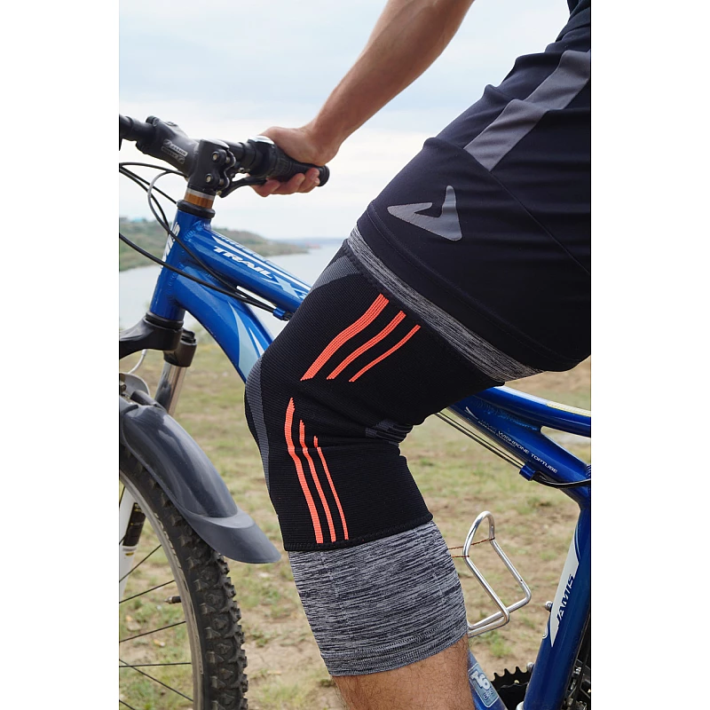 Наколенники спортивные Power System Knee Support Evo PS-6021 Black/Orange M
