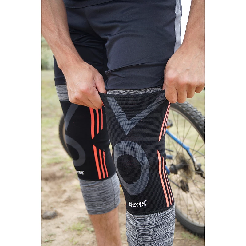 Наколенники спортивные Power System Knee Support Evo PS-6021 Black/Orange M