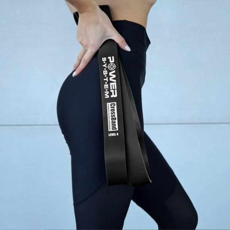 Резина для тренировок CrossFit Level 5 Black PS-4055 (сопротивление 25-65 кг)