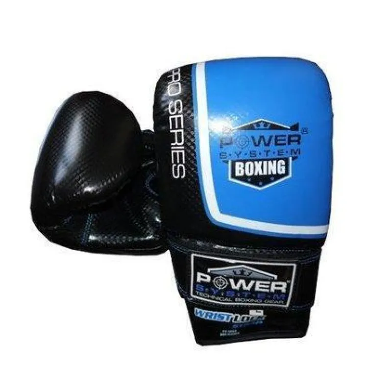 Снарядные перчатки, битки Power System PS 5003 Bag Gloves Storm Black/Blue L