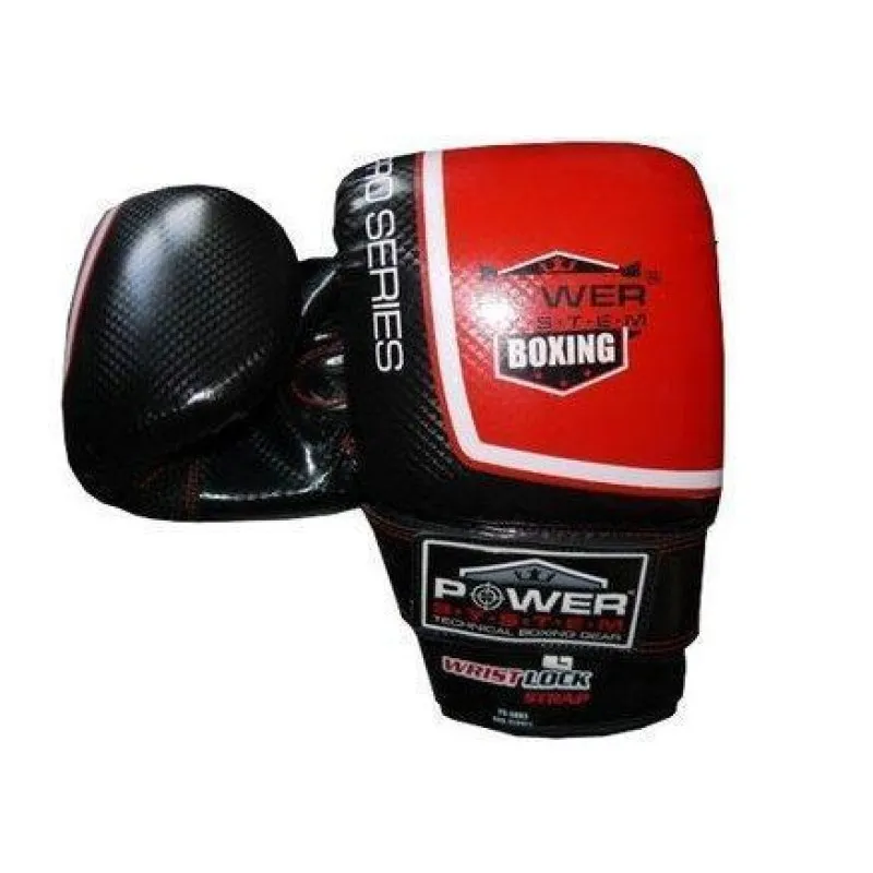 Снарядные перчатки, битки Power System PS 5003 Bag Gloves Storm Black/Red L