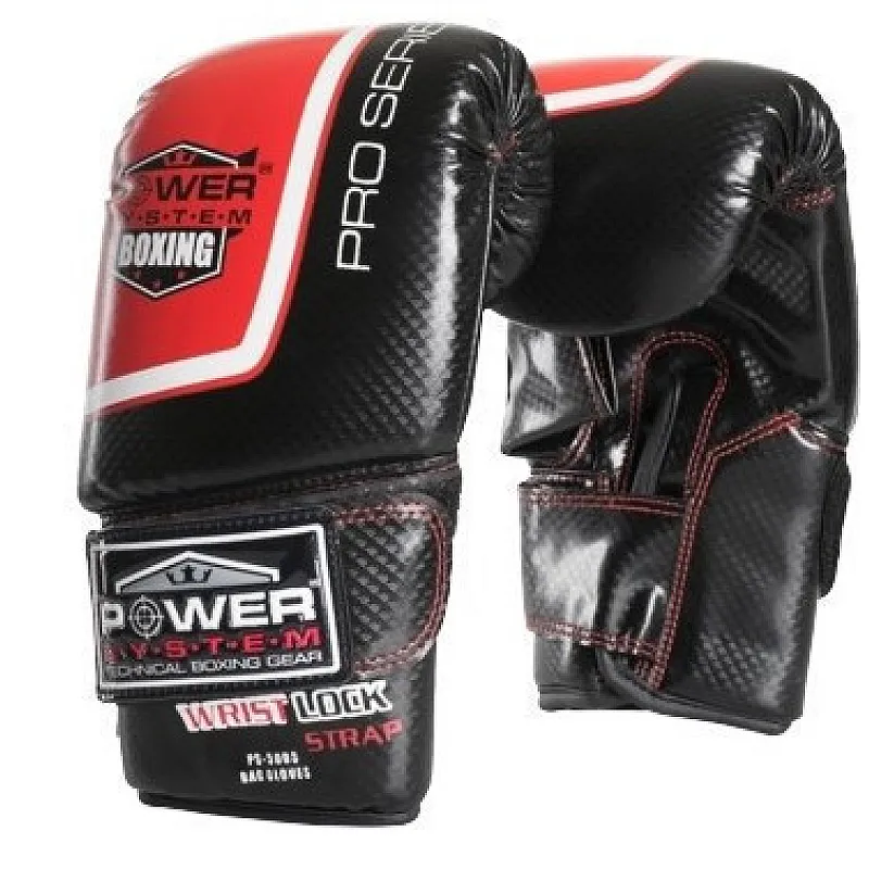 Снарядные перчатки, битки Power System PS 5003 Bag Gloves Storm Black/Red XL
