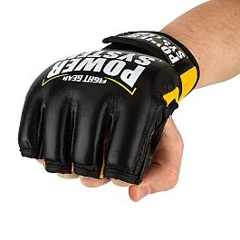 Перчатки для ММА Power System PS 5010 Katame Evo Black/Yellow S/M