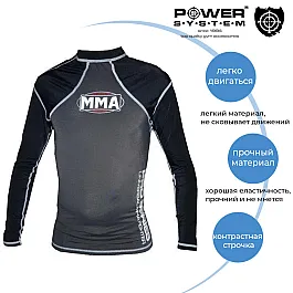 Рашгард для MMA Power System 010 Combat L Grey/Black