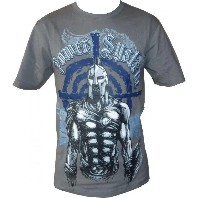 Футболка для фитнеса и бодибилдинга Power System PS-5000 Spartan Grey XL