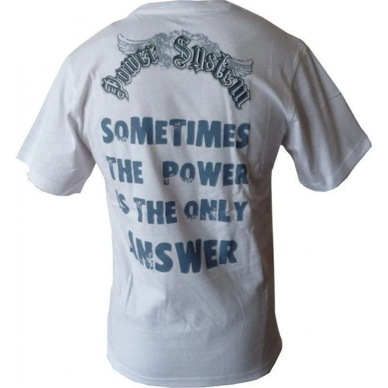 Футболка для фитнеса и бодибилдинга Power System PS-5000 Spartan White S