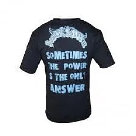 Футболка для фитнеса и бодибилдинга Power System PS-5000 Spartan Black M