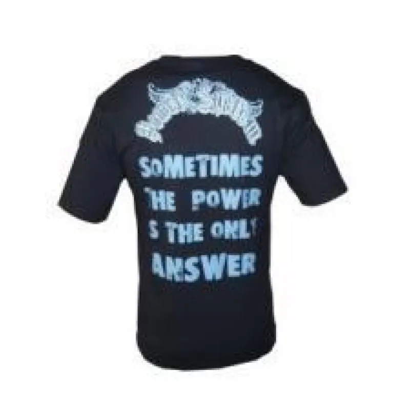 Футболка для фитнеса и бодибилдинга Power System PS-5000 Spartan Black M