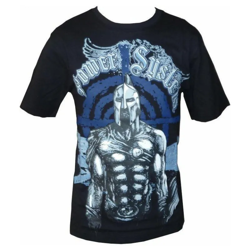 Футболка для фитнеса и бодибилдинга Power System PS-5000 Spartan Black L