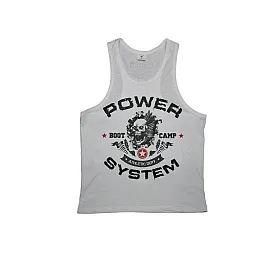 Майка для фитнеса и бодибилдинга Power System PS-8000 Boot Camp White M