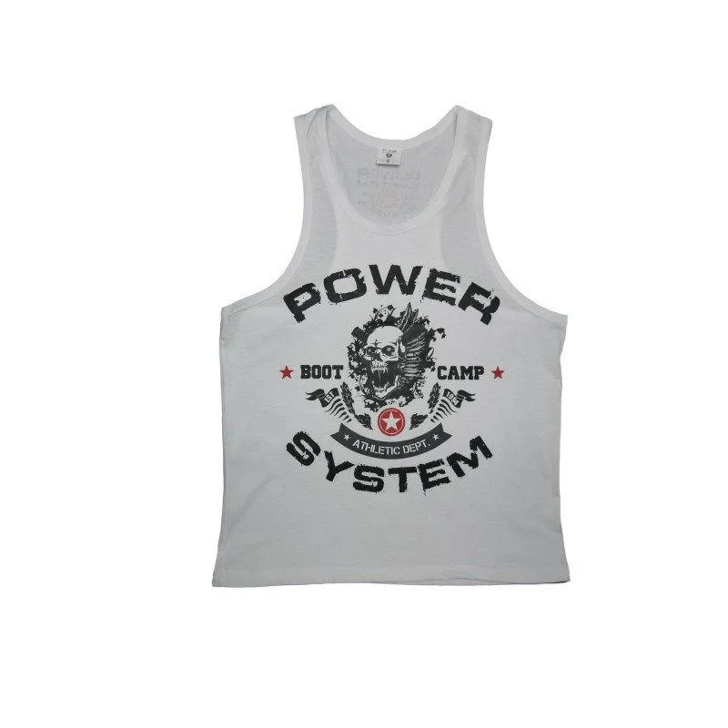 Майка для фитнеса и бодибилдинга Power System PS-8000 Boot Camp White M