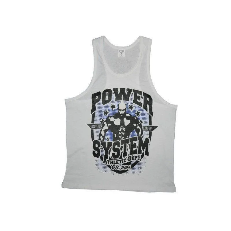 Майка для фитнеса и бодибилдинга Power System PS-8001 Elite Squad White M