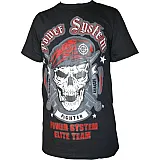 Футболка для фитнеса и бодибилдинга Power System PS-8003 Baretta Black XL