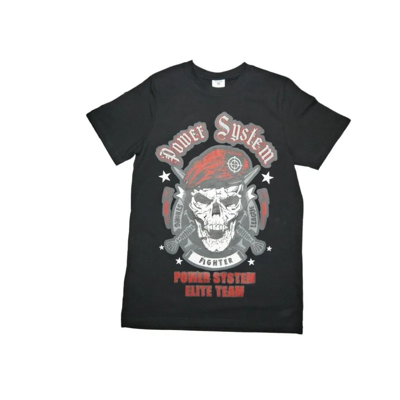 Футболка для фитнеса и бодибилдинга Power System PS-8003 Baretta Black XL