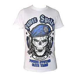 Футболка для фитнеса и бодибилдинга Power System PS-8003 Baretta White L