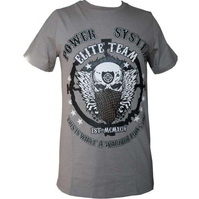 Футболка для фитнеса и бодибилдинга Power System PS-8004 Desperados Grey L
