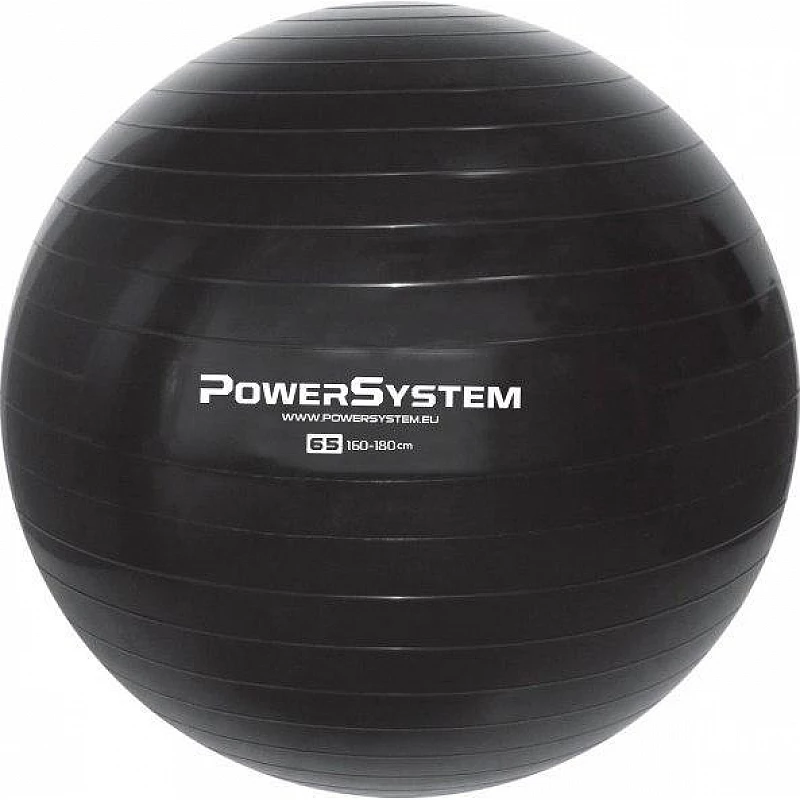 Мяч для фитнеса и гимнастики Power System PS-4012 Pro Gymball 65 cm Black