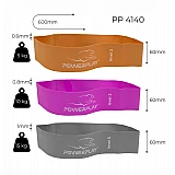 Фитнес-резинка PowerPlay 4140 Level 1 (600*60*0.6 мм, 5 кг) Оранжевая